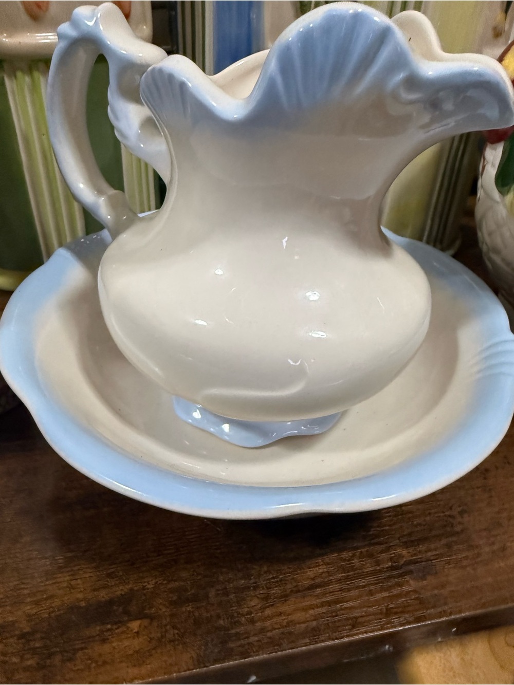 Beautiful pitcher and bowl set